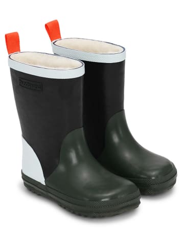 Bundgaard Gummistiefel "Charly High Warm" in Schwarz/ Grün