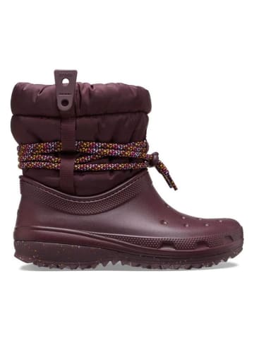 Crocs Winterstiefel "Classic Neo Puff Luxe" in Pflaume