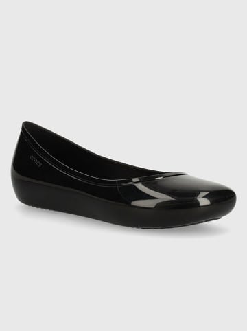 Crocs Ballerinas "Brooklyn High Shine Flat" in Schwarz