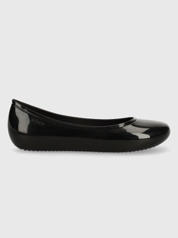 Crocs Ballerinas "Brooklyn High Shine Flat" in Schwarz