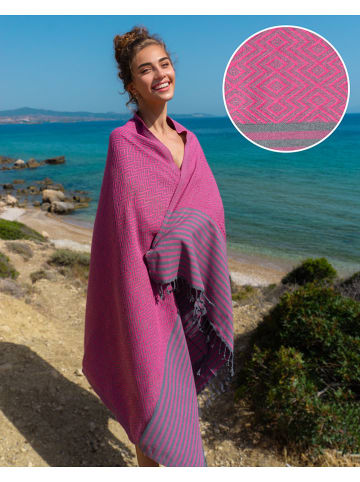 Samimi Hamamdoek donkerrood - (L)180 x (B)100 cm
