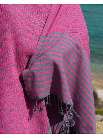 Samimi Hamamdoek donkerrood - (L)180 x (B)100 cm