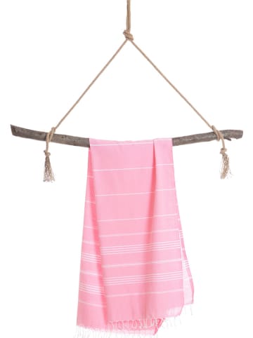 Towel to Go Hamamtuch in Rosa - (L)180 x (B)100 cm