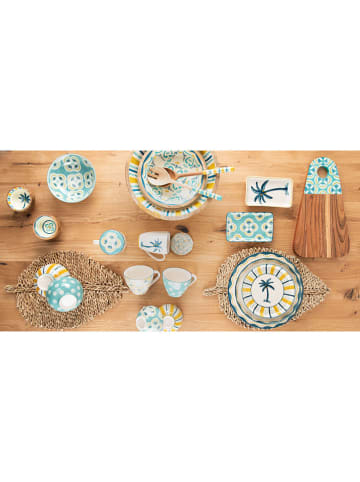 Amadeus Onderbord ''Florida'' beige/blauw - Ø 30 cm