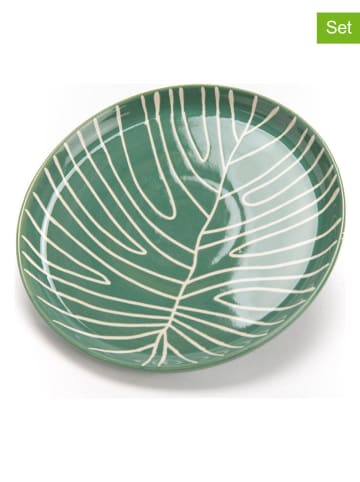 Amadeus 6-delige set: dessertborden ''Natureva'' groen - Ø 21 cm