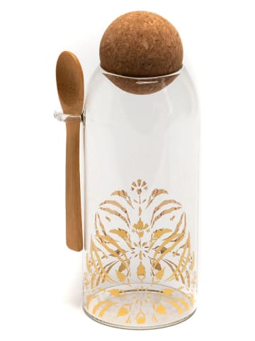 Amadeus Voorraadpot ''Alix'' lichtbruin/goudkleurig - 1,02 l