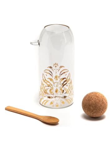 Amadeus Vorratsbehälter ''Alix'' in Hellbraun/ Gold - 1,02 l