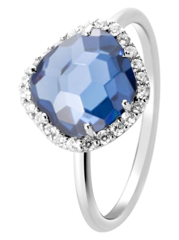 Les Petites Précieuses Zilveren ring met edelstenen