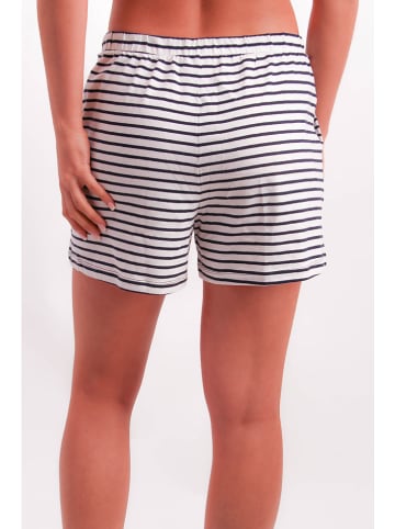 Joop! Bodywear Pyjama-Hose in Weiß/ Schwarz