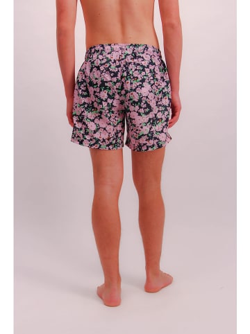 Joop! Bodywear Badeshorts in Dunkelblau/ Rosa