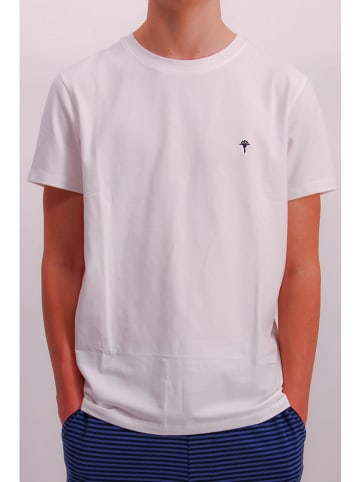 JOOP! Pyjama in Weiß/ Blau