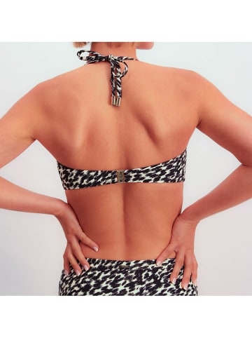 Joop! Bodywear Bikini-Oberteil in Schwarz/ Weiß