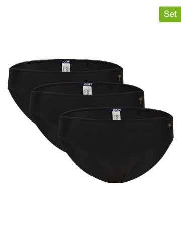 Joop! Bodywear 3er-Set: Slips in Schwarz