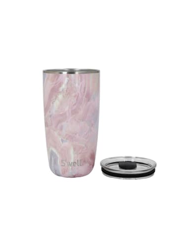 S'well Kubek termiczny "Geode Rose" w kolorze jasnoróżowym - 530 ml