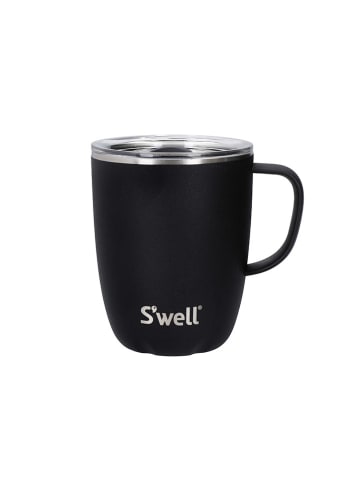 S'well Edelstahl-Thermotasse "Onyx" in Schwarz - 350 ml