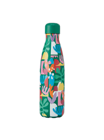 S'well Isolierflasche "Paper Cutouts" in Grün/ Bunt - 500 ml
