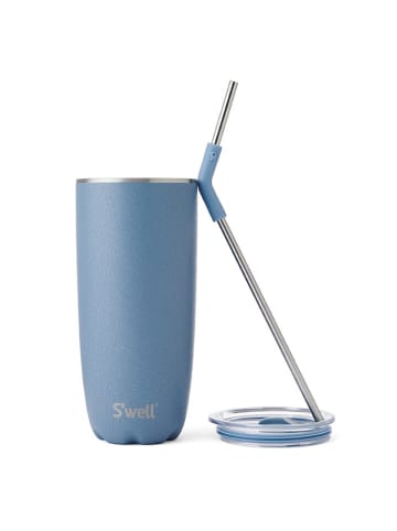 S'well Edelstahl-Thermobecher "Desert Sky" in Hellblau - 700 ml