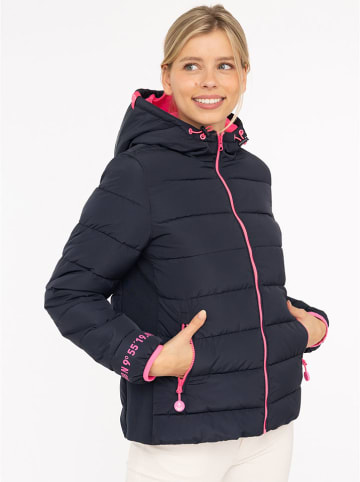 Zwillingsherz Steppjacke "Moin Moin" in Dunkelblau