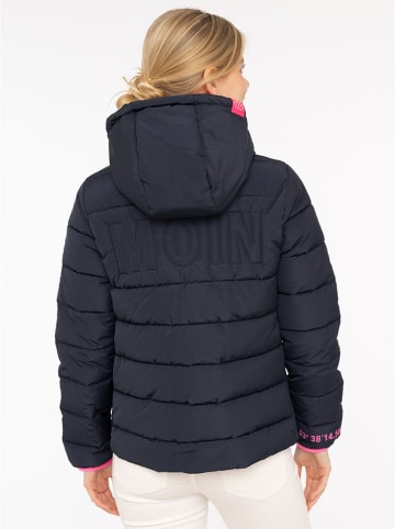 Zwillingsherz Doorgestikte jas "Moin Moin" donkerblauw