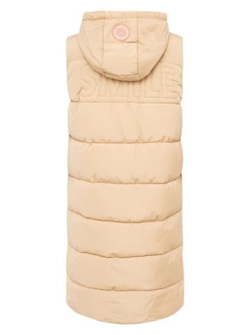 Zwillingsherz Steppweste "Smile" in Beige