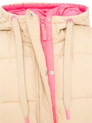 Zwillingsherz Steppweste "Smile" in Beige
