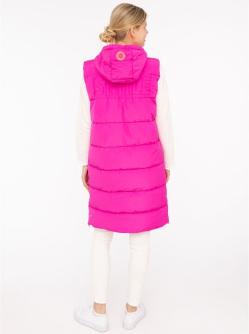 Zwillingsherz Doorgestikte bodywarmer "Smile" roze