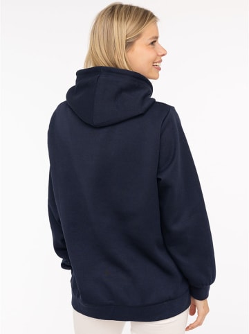 Zwillingsherz Hoodie "Wild at heart" in Dunkelblau