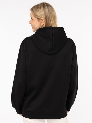 Zwillingsherz Hoodie "Wild at heart" zwart