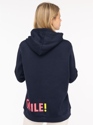 Zwillingsherz Hoodie "Good Vibes 2.0" in Dunkelblau