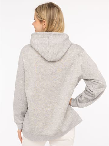 Zwillingsherz Bluza "Happiness and Love" w kolorze szarym