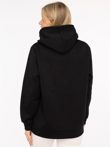 Zwillingsherz Hoodie "Happiness and Love" in Schwarz
