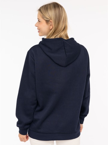 Zwillingsherz Bluza "Happiness and Love" w kolorze granatowym
