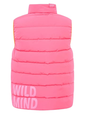 Zwillingsherz Wendeweste "Leo" in Pink/ Beige