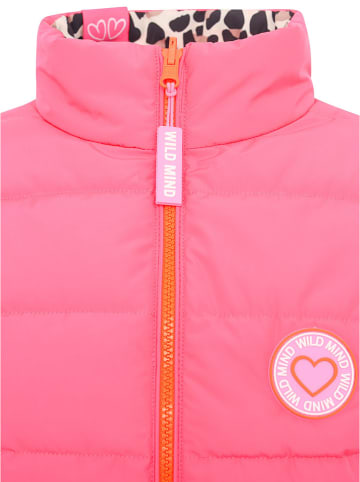 Zwillingsherz Wendeweste "Leo" in Pink/ Beige