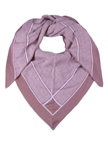 Zwillingsherz Dreieckstuch in Rosa - (L)200 x (B)100 cm
