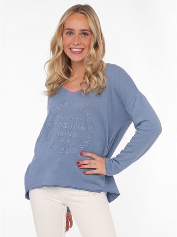 Zwillingsherz Sweatshirt lichtblauw