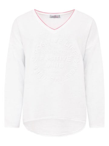 Zwillingsherz Sweatshirt wit