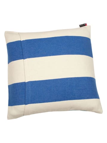 David Fussenegger Kussenhoes "Nova - Blokruit" crème/blauw/lichtblauw