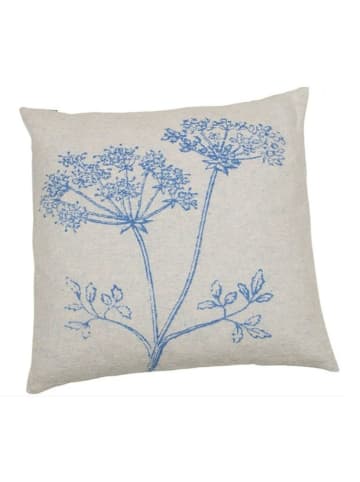 David Fussenegger Kussenhoes "Alba - Gras" beige/blauw