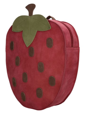 Beagles Rucksack "Friends" in Rot/ Grün - (B)26 x (H)21 x (T)8 cm
