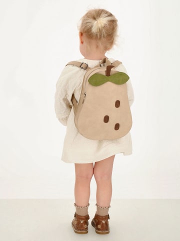 Beagles Rucksack "Friends" in Beige/ Grün - (B)21 x (H)26 x (T)8 cm