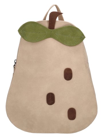Beagles Rucksack "Friends" in Beige/ Grün - (B)21 x (H)26 x (T)8 cm