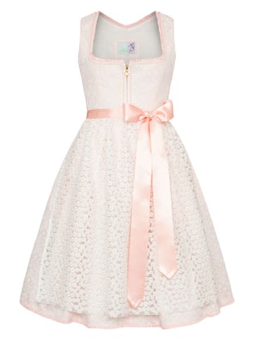 Alpenfee Dirndl ''Rosa'' in Weiß/ Rosa