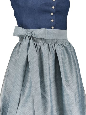 Alpenfee Dirndl ''Moon'' in Dunkelblau/ Hellblau