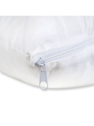 Genius Kopfkissen "EaZzzy" in Weiß - (L)80 x (B)80 cm