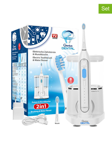 Genius 8tlg Zahnpflege-Set "Genius Dental Hydro Fusion" in Weiß
