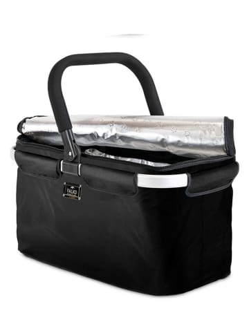 Genius Thermo-Einkaufskorb "Falko" in Schwarz - (B)48 x (H)27 x (T)28 cm