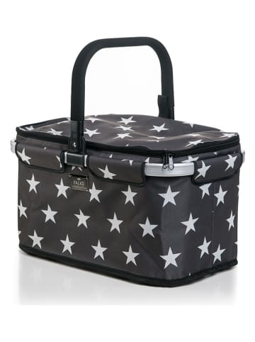 Genius Boodschappenmand "Falko" antraciet - (B)48 x (H)27 x (D)28 cm