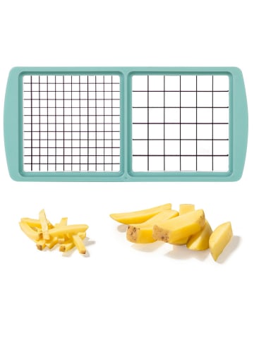 Genius 12-delige snijset "Nicer Dicer Fusion smart Julietti" groen