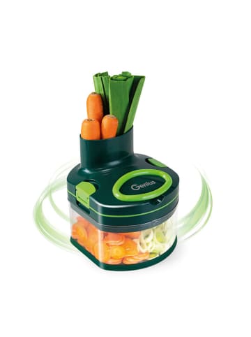 Genius 10-częściowy zestaw "Nicer Dicer Pegasus" w kolorze zielonym